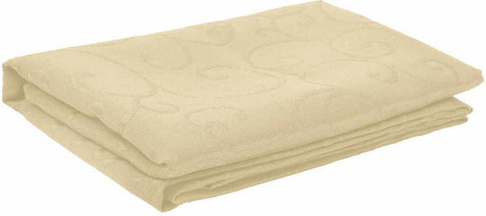 vidaXL vidaXL Tischdecke Weiß Creme 140x160cm