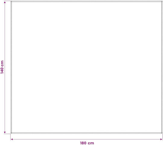vidaXL vidaXL Beiges Tischtuch 140x180cm