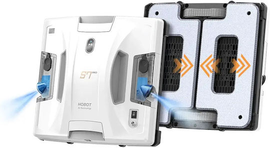 Hobot S7 Pro Робот За Прозорци Електрически Бял