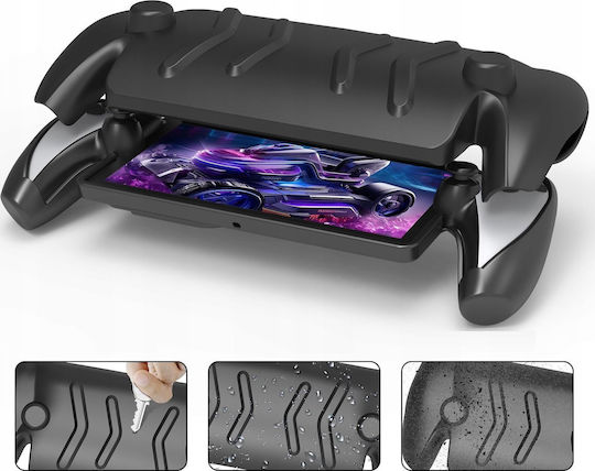Jys Πλαστική Θήκη Προστασίας για Κονσόλα Playstation Portal Μαύρη