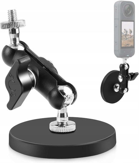 Puluz Magnetic Base 17kg Magic Arm Base Magic Arm 360° Rotation 1/4'' Thread Pu1083b