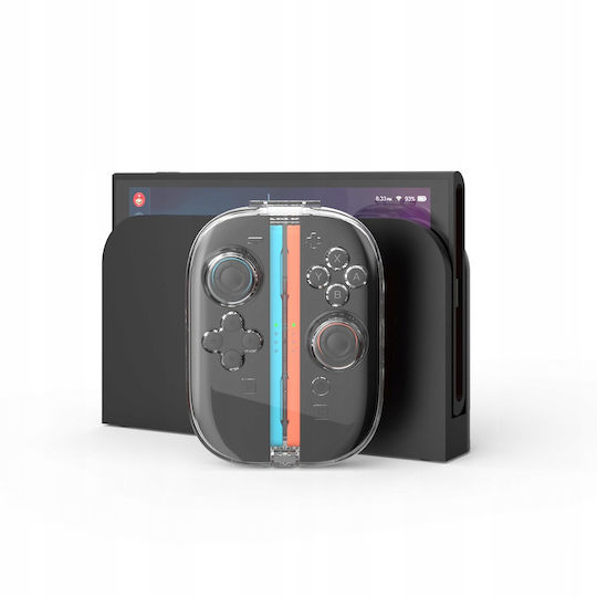 Jys Пластмасов защитен калъф за контролер Switch 2 Прозрачен