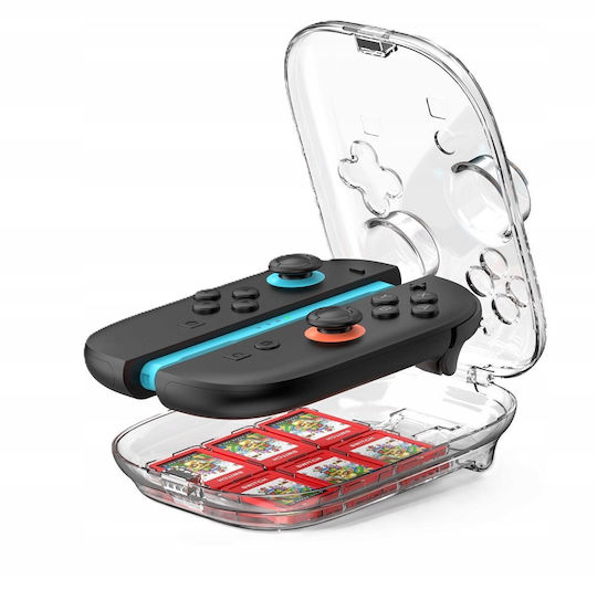 Jys Пластмасов защитен калъф за контролер Switch 2 Прозрачен