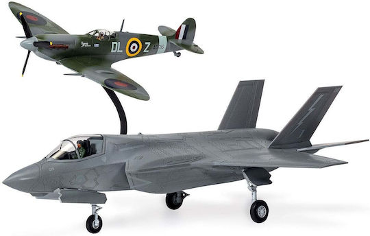 Set Airfix Damals Heute Spitfire Mk Vc & F-35b Lightning Ii