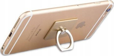 Ring-Halter für Handy in Goldfarbe