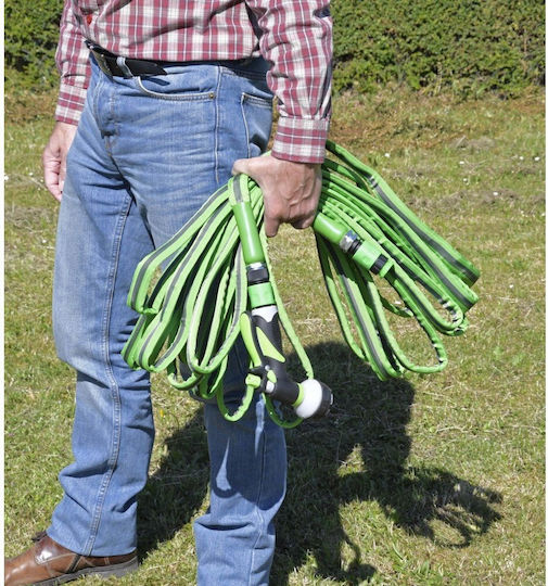 Ribimex Ausziehbares Gartenschlauch Set 15m