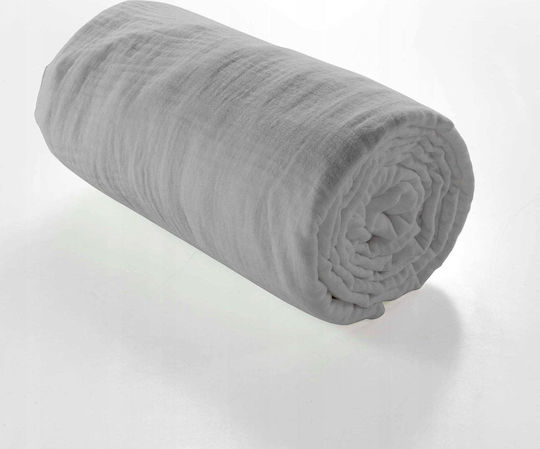 Douceur d'Intérieur Double Fitted Bed Sheet 140x190cm Angelia