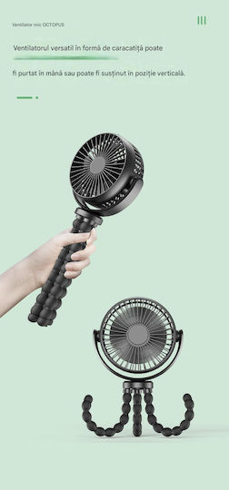 Ventilator USB Negru