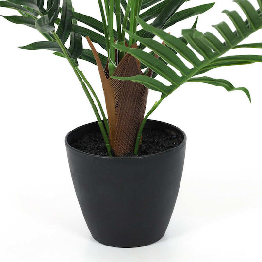 Black Potted Palm Tree 85cm