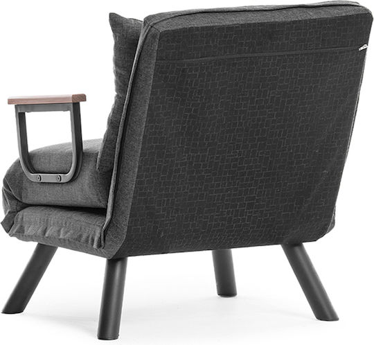 Armchair Bed Anthracite 60x78x78cm