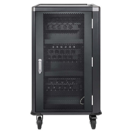 Manhattan Manhattan Cabinet Station Cart Charging 30 Laptops 16" 30 Ac 230v Sockets