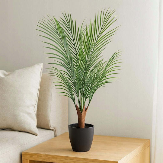 Black Potted Palm Tree 85cm