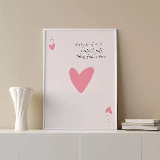 Quote Poster Every Good Perfect Gift Pq258 50cm X 70cm Black Wooden Frame