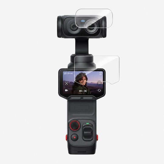 Puluz Sticlă Securizată Protecție Ecran pentru Action Camera Insta360