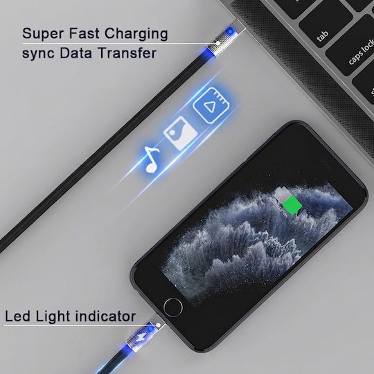 Leewello Leewello USB Typ-C Kabel Männlich Schwarz 3m