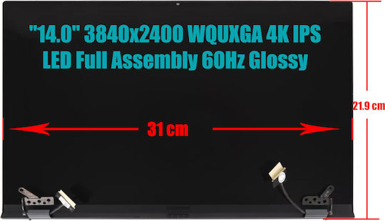 Лаптоп Екран 14" IPS / 60Hz Гланциран за Лаптоп Asus Zenbook 14x Oled Ux5401 Ux5401ea 1-SCR0781