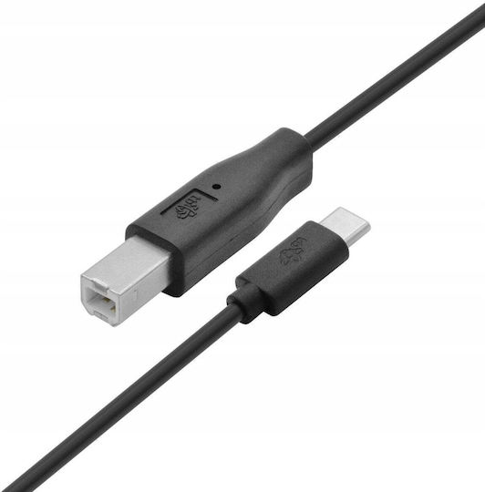 TB Touch USB 2.0 Cable USB-A Male - USB-B Male Black 1.8m
