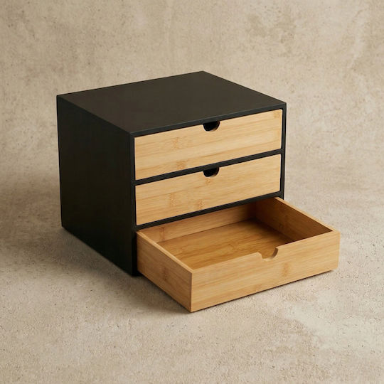 Edaxo Desktop Drawer 31x25x25cm Black