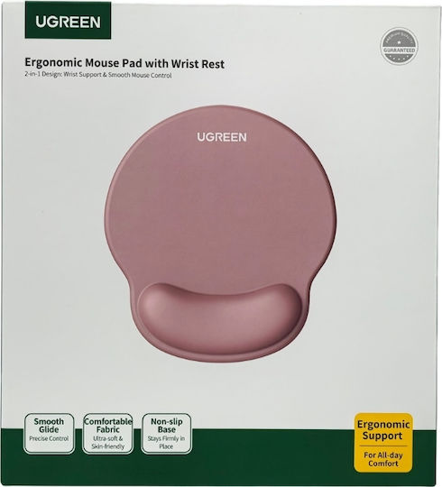 Ugreen Lp668 Gaming Mouse Pad με Στήριξη Καρπού Ροζ 55057