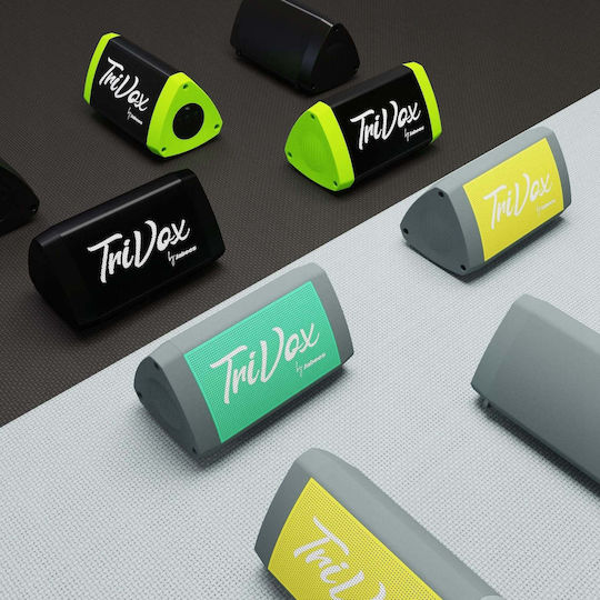 Jabees TriVox Boxă Bluetooth 7W cu Radio și Durată a Bateriei de până la 7 Ore Verde