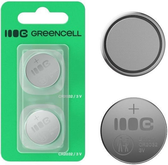 Green Cell Green Cell Lithium Uhrenbatterie CR2032 / CR2025 3V