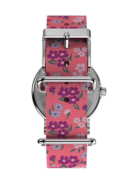 Timex Дамски часовник 31mm Кварцов с Розова Текстилна Каишка Timex Дамски часовник 31mm Кварцов с Розова Текстилна Каишка