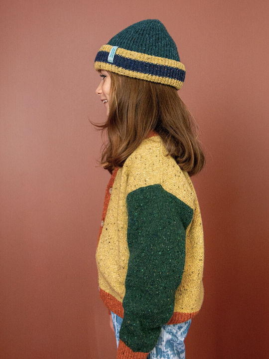 Kids Knitted Multicolour Cardigan