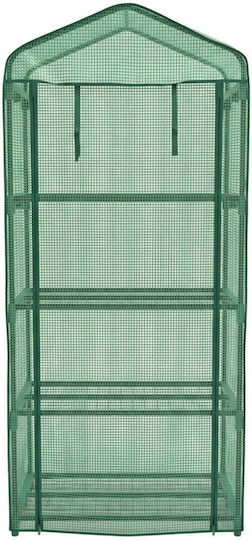 SP01_16192794 Gewächshaus Typ Haus mit Aluminiumrahmen und Regalen 0.68x0.49x1.58m