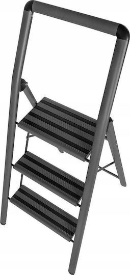 Wenko Aluminium-Leiter mit 3 Stufen