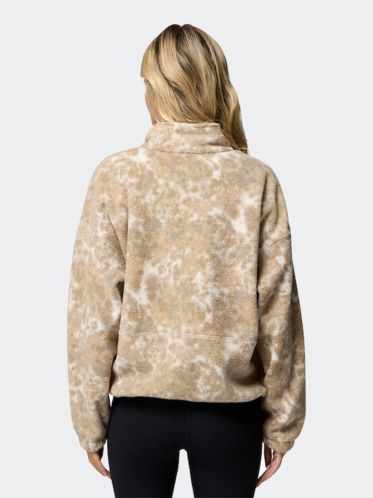 Printed Зимна Дамска Флийс Блуза Dark Stone/dyecamo