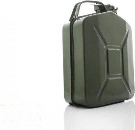 Бидон – Резервоар за гориво Метален Зелен 5 Lt Military Style