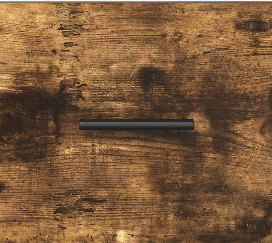 Κομοδίνα Ξύλινα Μαύρα 2τμχ 40x30x60cm
