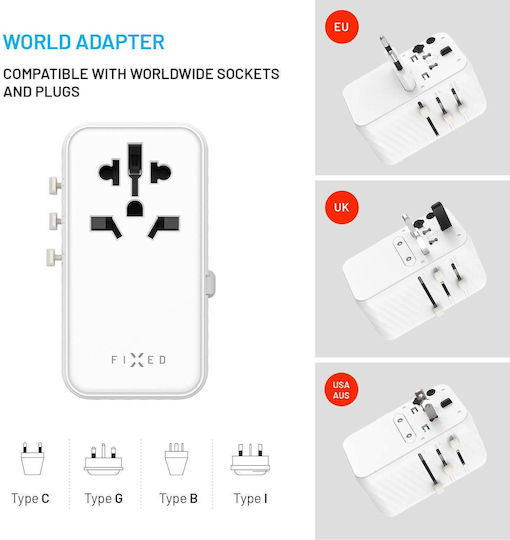 Fixed Steckdosenadapter in Großbritannien