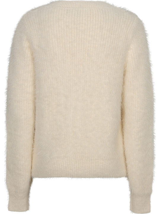 Damen Gestrickte Beigen Strickjacke