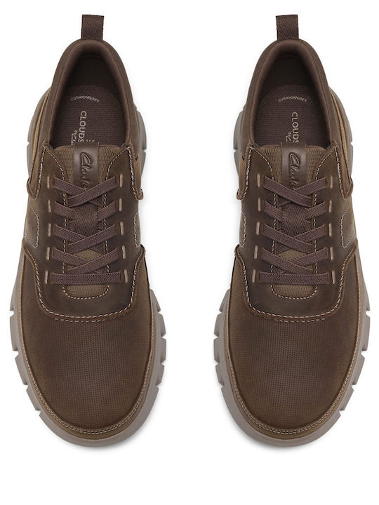 Beeswax Leather Men's Casual Shoes Brown