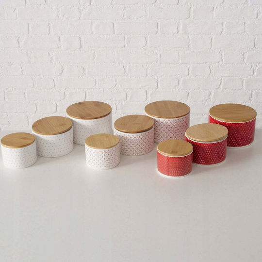 Boltze Set Mittagsboxen Keramik Mehrfarbig 10x10cm 3 Stücke