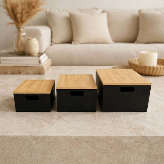 Edaxo Plastic Black Lunch Box