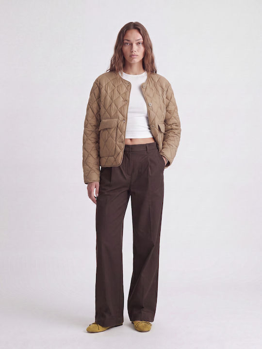 Damen Jacken für Winter Braune
