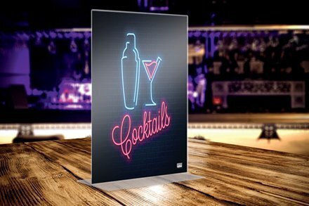 Nobo Акрилна стойка за дисплей единичен лист A4