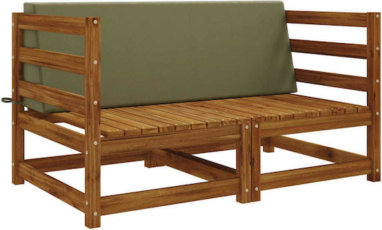 vidaXL Възглавница за пейка палета с гръб Soest Ладис 40x120см