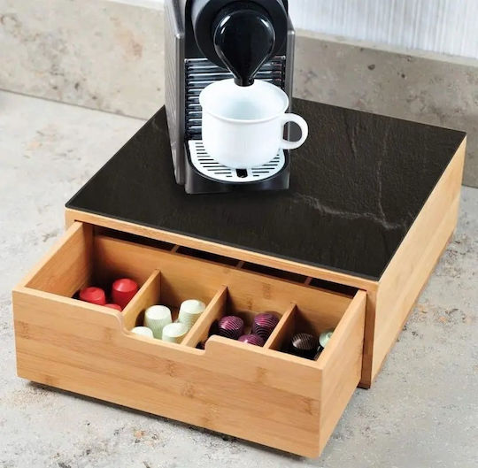 Kesper Schneidebrett Glas Braun 30x31cm