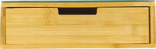 Kesper Schneidebrett Glas Braun 30x31cm