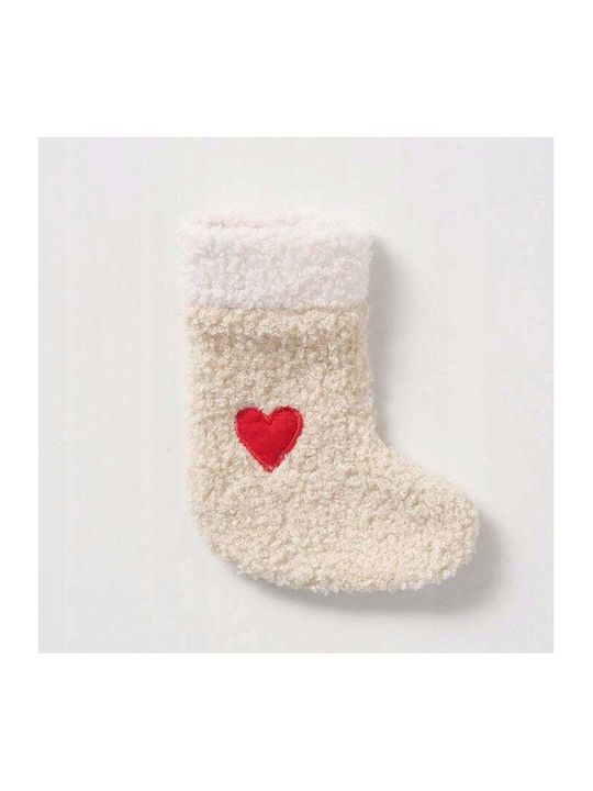 Boltze Christmas Plush White Case for Cutlery 14.5x12x2cm