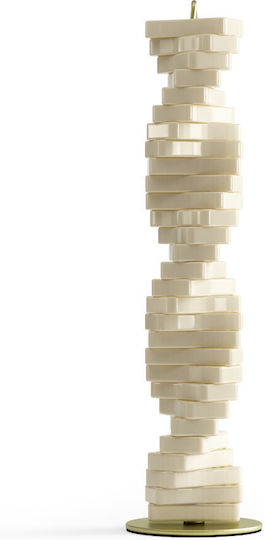 Umbra Tischdekoration Domino Spintile Gold 7,6x7,6x30,4 cm