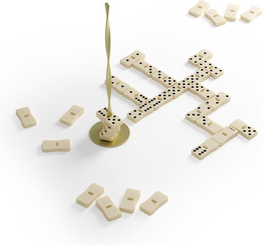 Umbra Tischdekoration Domino Spintile Gold 7,6x7,6x30,4 cm