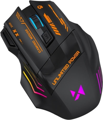 Wozinsky WMGB-1179 Kabellose RGB Gaming Maus 3200 DPI Schwarz