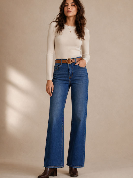 Hochgebirge Damen Jeans Hosen in Slim Passform Gerade 7736