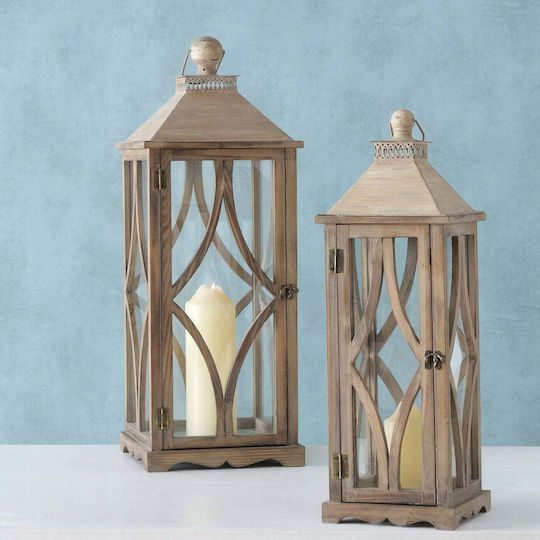 Boltze Set Laternen Hölzernes 20x28x60cm 2Stücke