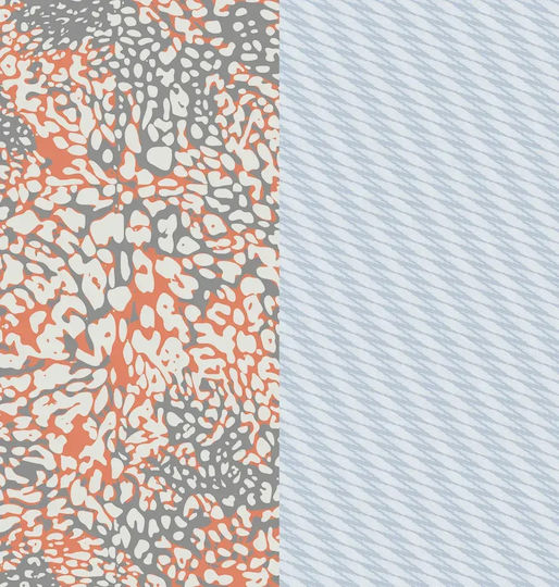 Cokitex Marta Blot Bettlaken Set Einzel mit Gummibettlaken 105x200+30cm Aprikose (3Stücke)