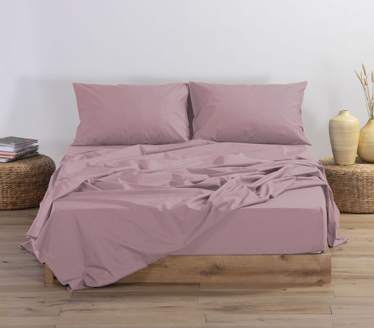Nef-Nef Homeware Basic Διπλό 140x200+30εκ. με Λάστιχο 1213-amethyst Nef-Nef Homeware Basic Διπλό 140x200+30εκ. με Λάστιχο 1213-amethyst